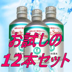 高濃度水素水 ミラクルスプリング 12本入り